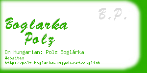 boglarka polz business card